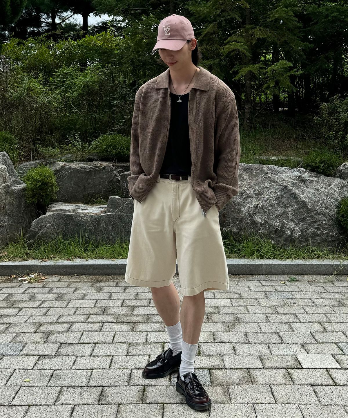 키뮤어(KIIMUIR) 워셔블 카라니트 풀집업_5 COLOR