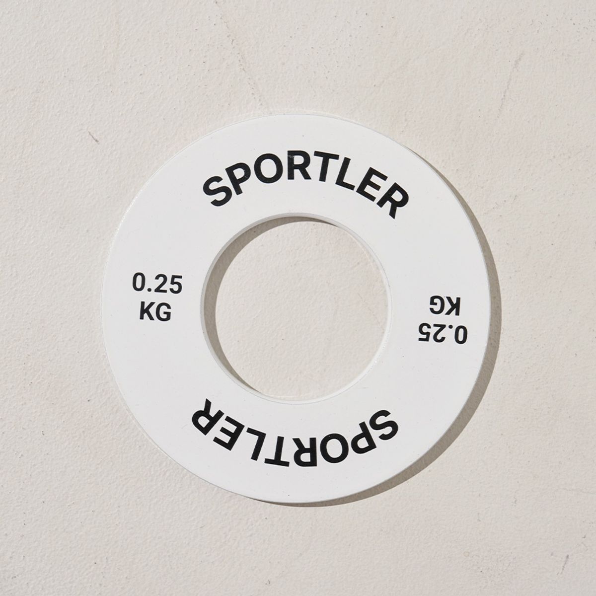 스포틀러(SPORTLER) 경량 원판 세트 0.25kg~1kg