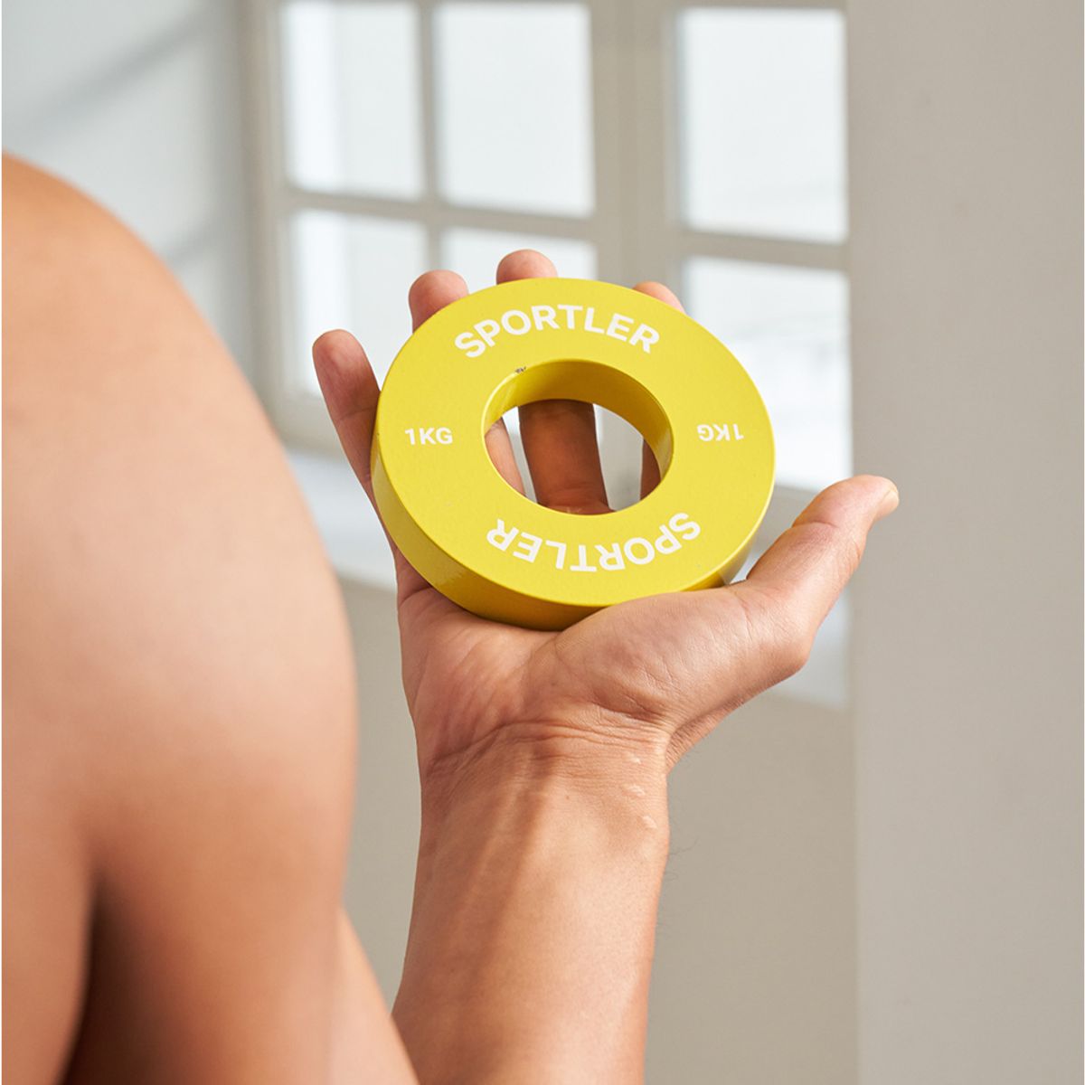 스포틀러(SPORTLER) 경량 원판 세트 0.25kg~1kg