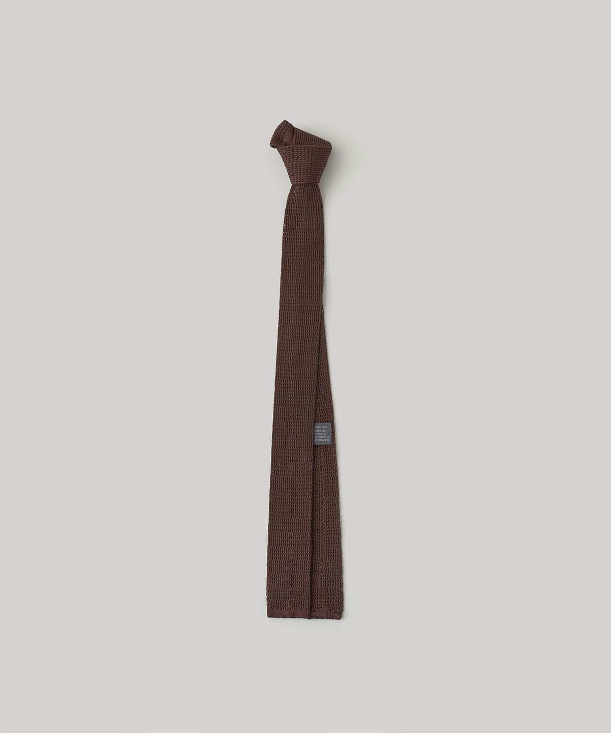 어나더 오피스(ANOTHER OFFICE) Legacy Knit Tie (Dark Brown)