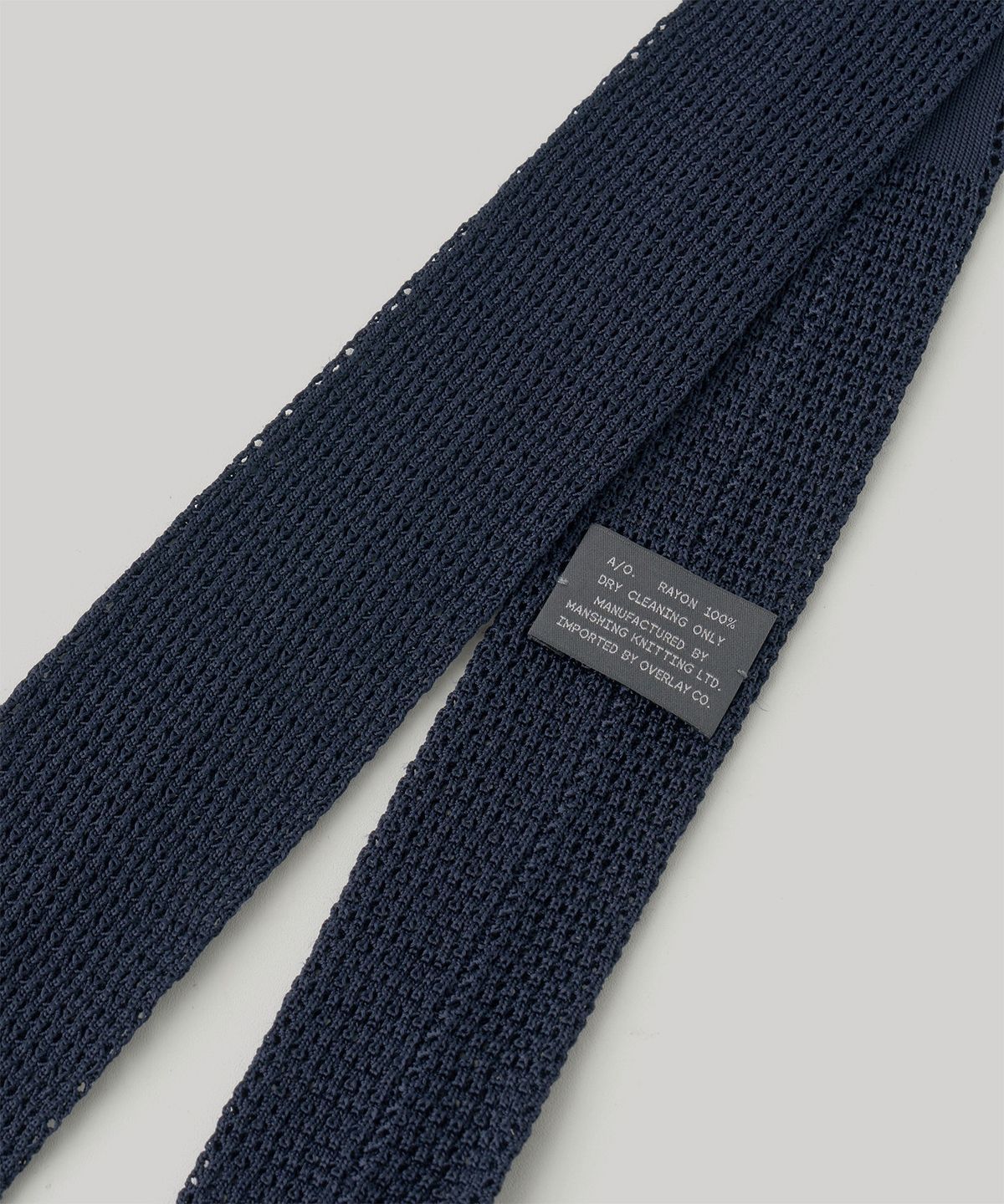 어나더 오피스(ANOTHER OFFICE) Legacy Knit Tie (Dark Navy)