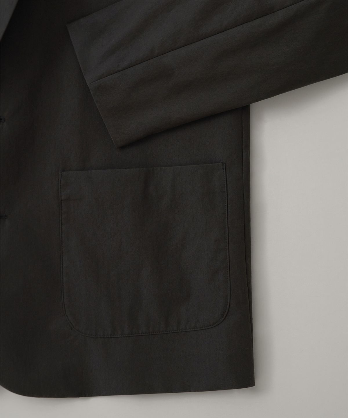 어나더 오피스(ANOTHER OFFICE) Bonjour Single Jacket (Almost Black)