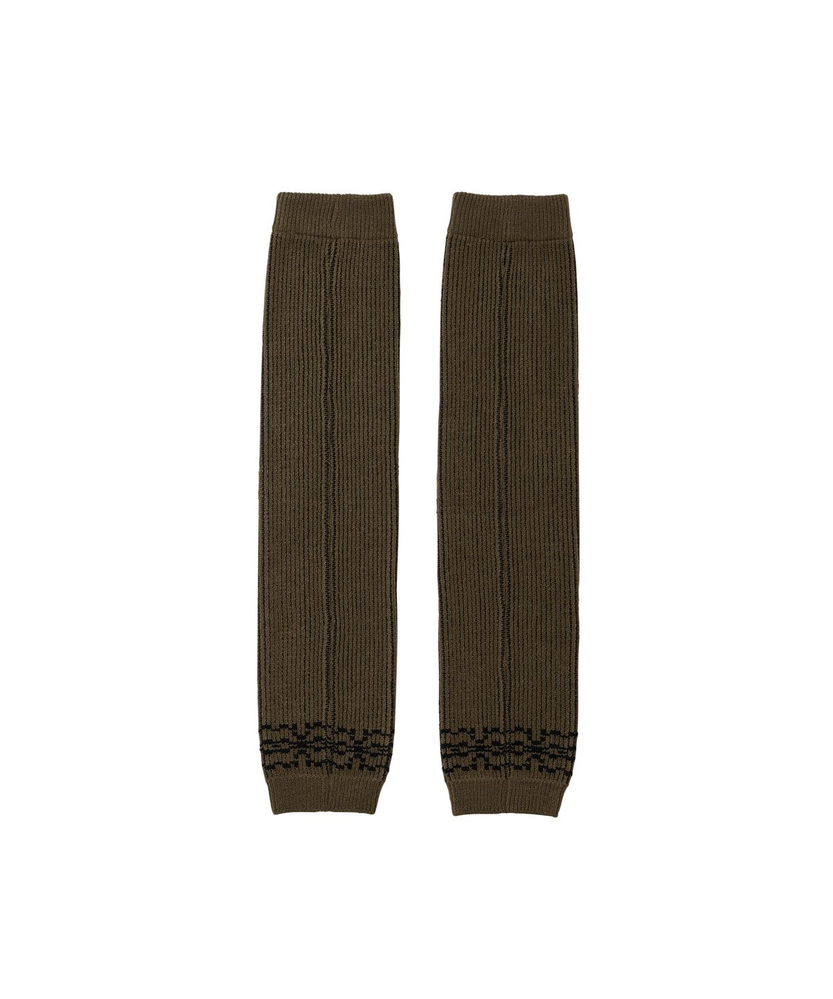 웰빙익스프레스(WELLBEING EXPRESS) Jacquard Long Warmers Brown