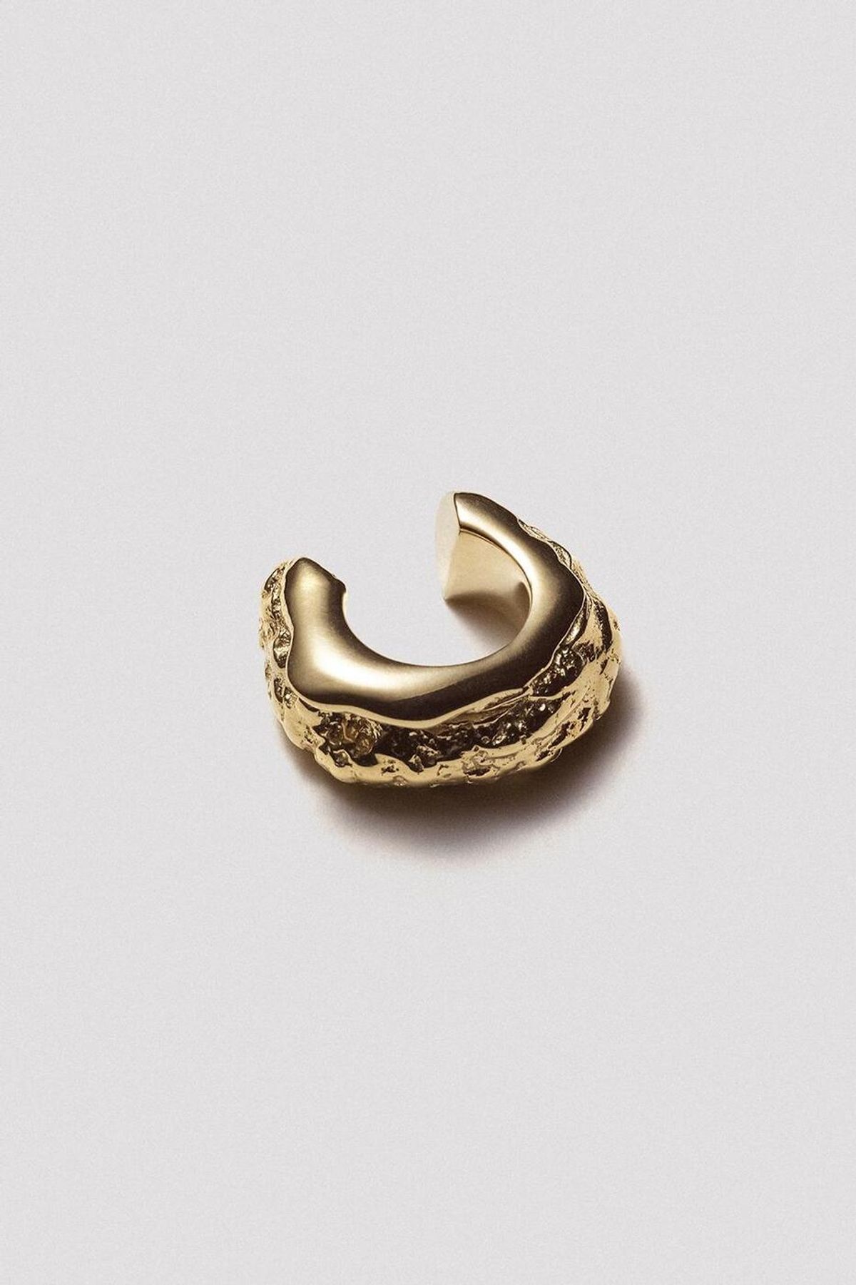 휴스타드(HUSTAD) 210  GOLD  Donut Earcuff _ 14k 골드  도넛 이어커프