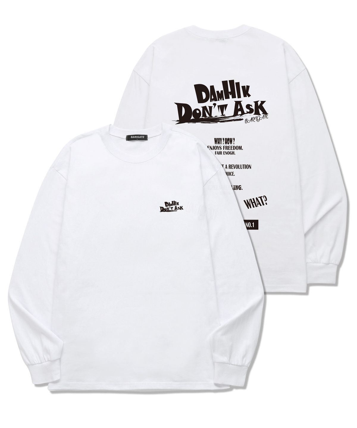 바리게이트(BARIGATE) DAMHIK 롱슬리브 (BLS006) 화이트