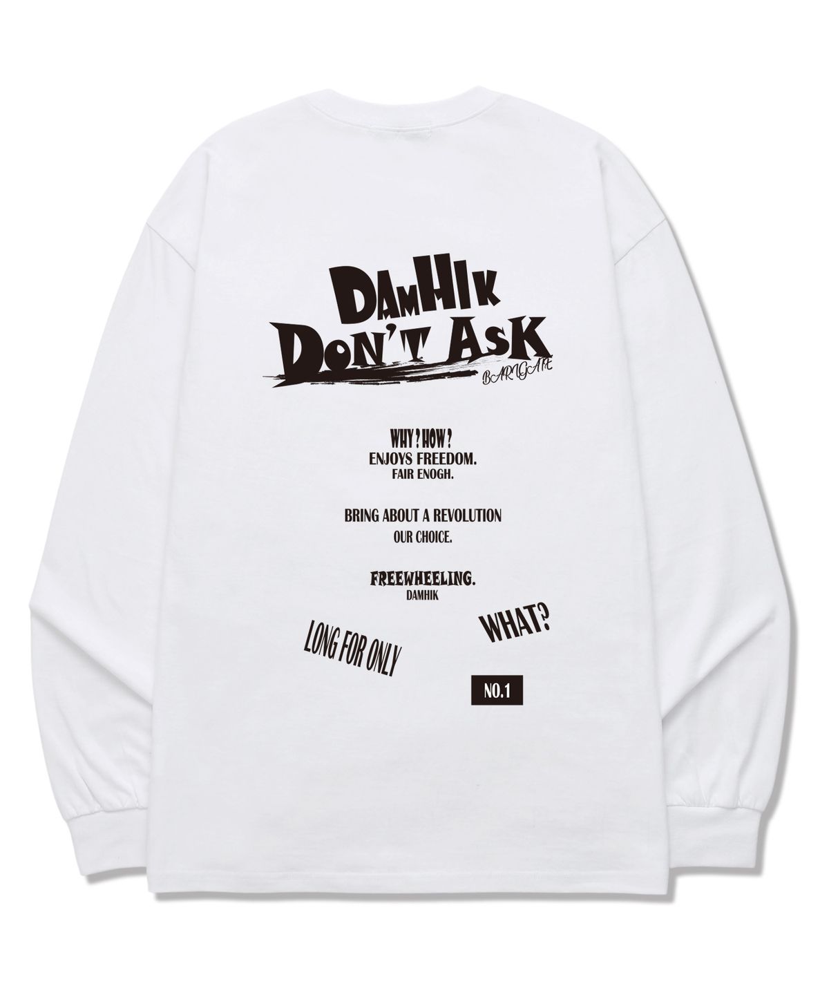 바리게이트(BARIGATE) DAMHIK 롱슬리브 (BLS006) 화이트