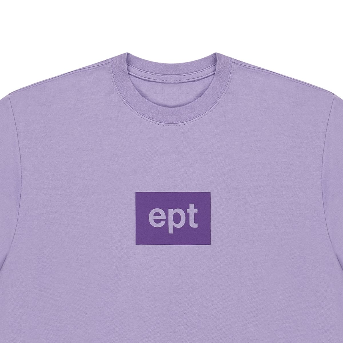 이피티(EPT) FRONT BOX LOGO T-SHIRT (PURPLE)