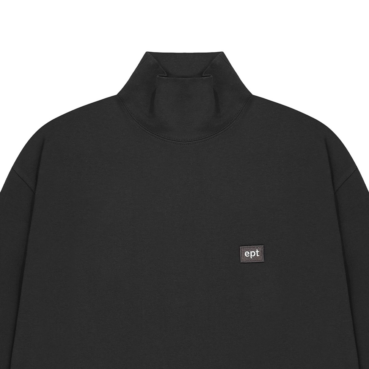 이피티(EPT) HALF NECK LONG SLEEVE (CHARCOAL)