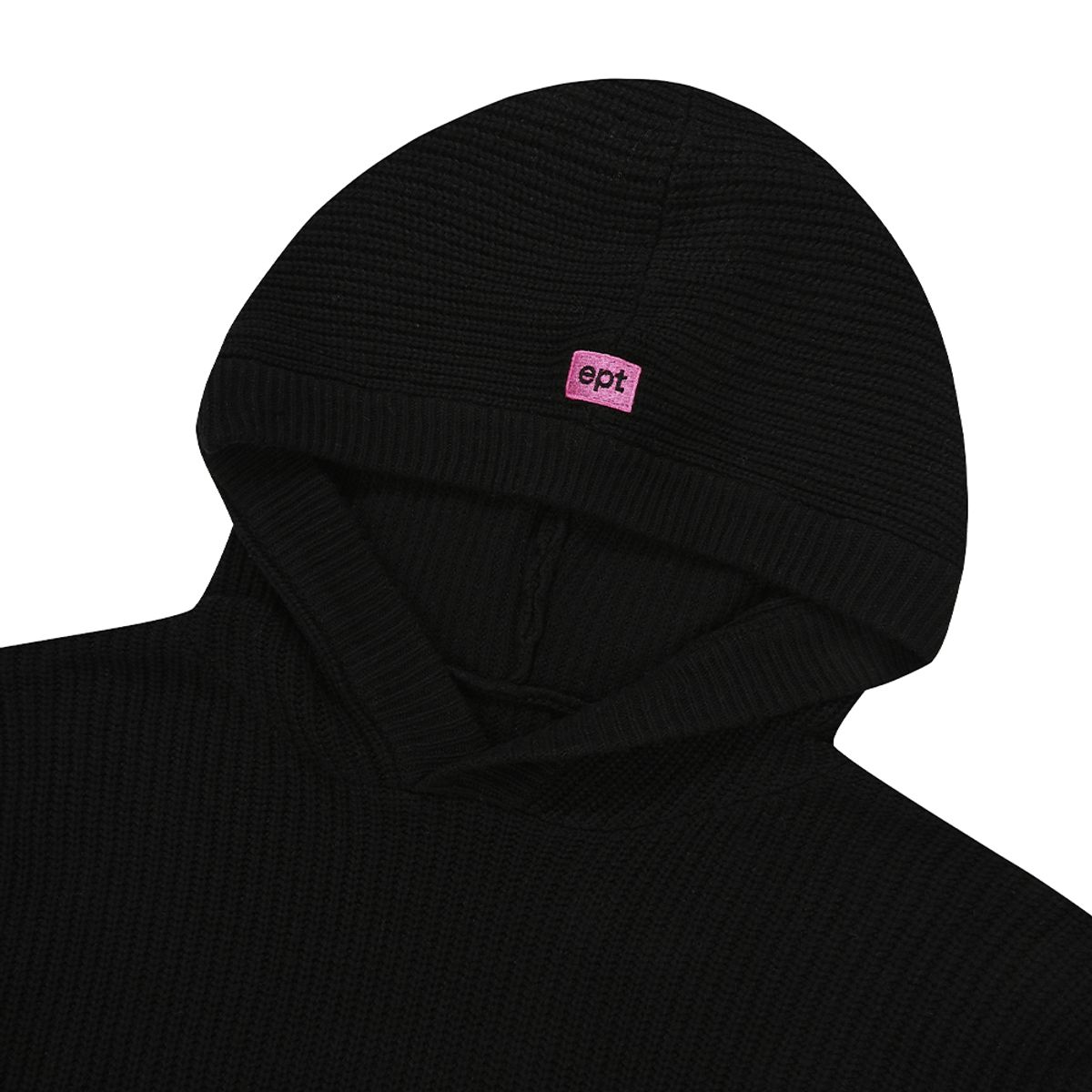 이피티(EPT) KNIT HOODIE (BLACK)