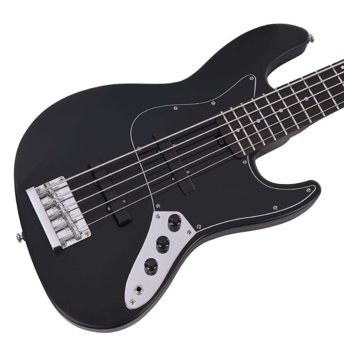 헥스기타(HEXGUITARS) B305 S/BK 입문용 5현 베이스기타 블랙