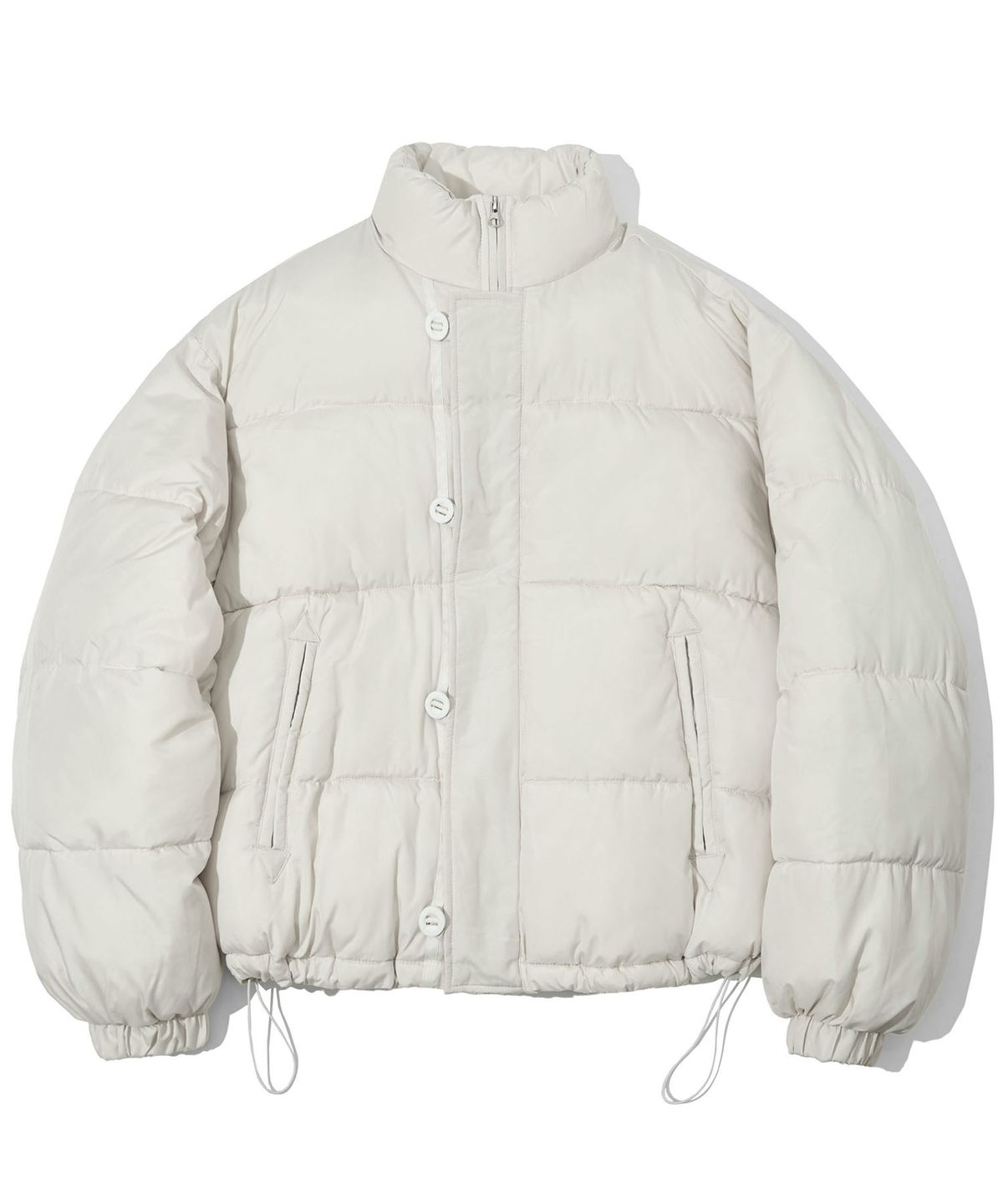 세컨모놀로그(SECONDMONO) Double Adjust Button Short Padded Jumper 6 color_SEJP005