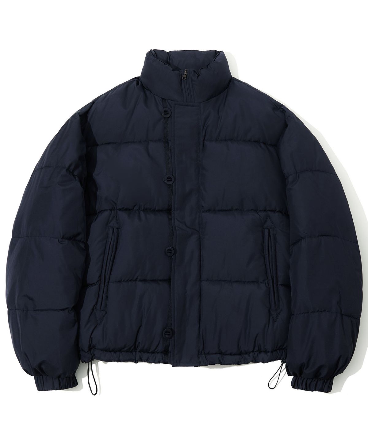 세컨모놀로그(SECONDMONO) Double Adjust Button Short Padded Jumper 6 color_SEJP005
