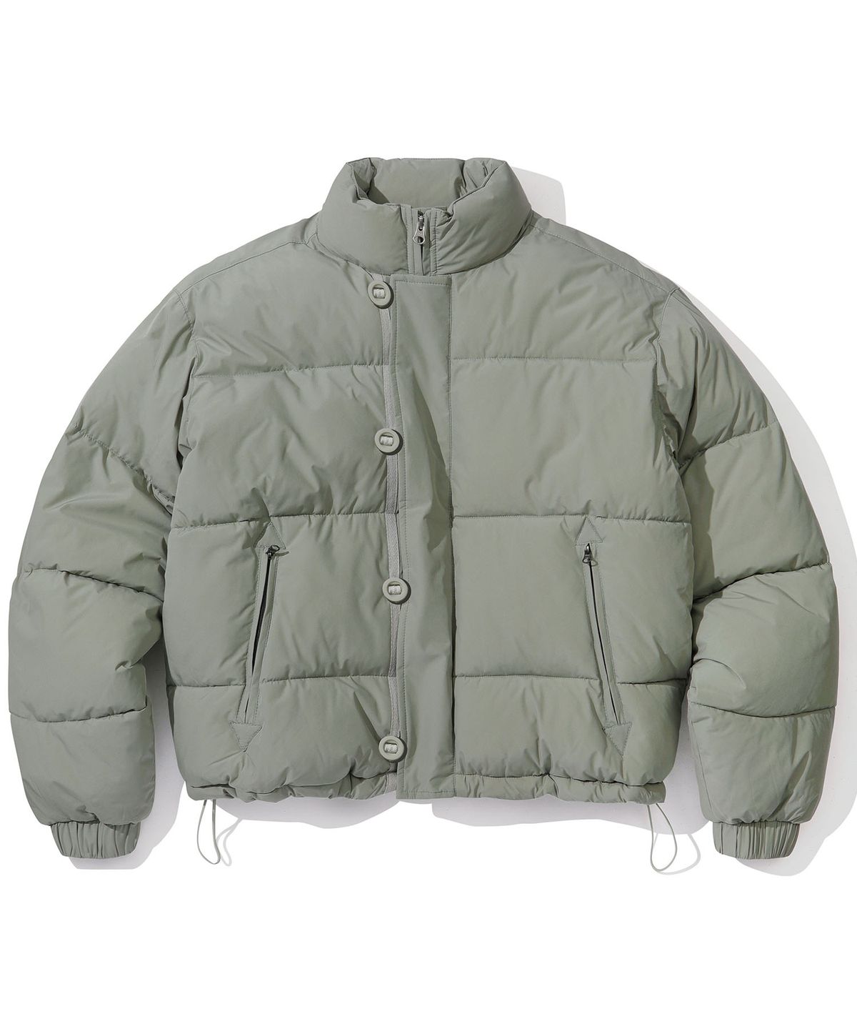 세컨모놀로그(SECONDMONO) Double Adjust Button Short Padded Jumper 6 color_SEJP005