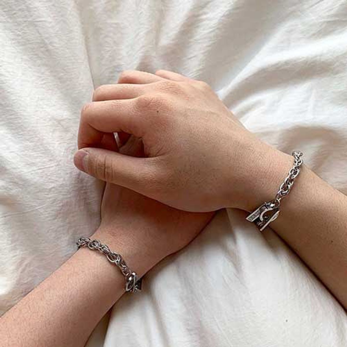 쿠콥(QOOCOBB) 심플 유니섹스 체인팔찌 Chain Bracelet-09