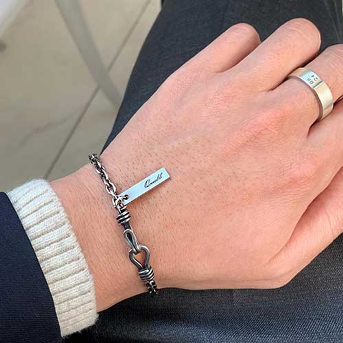 쿠콥(QOOCOBB) 빈티지 링크 체인팔찌 Chain Bracelet-23