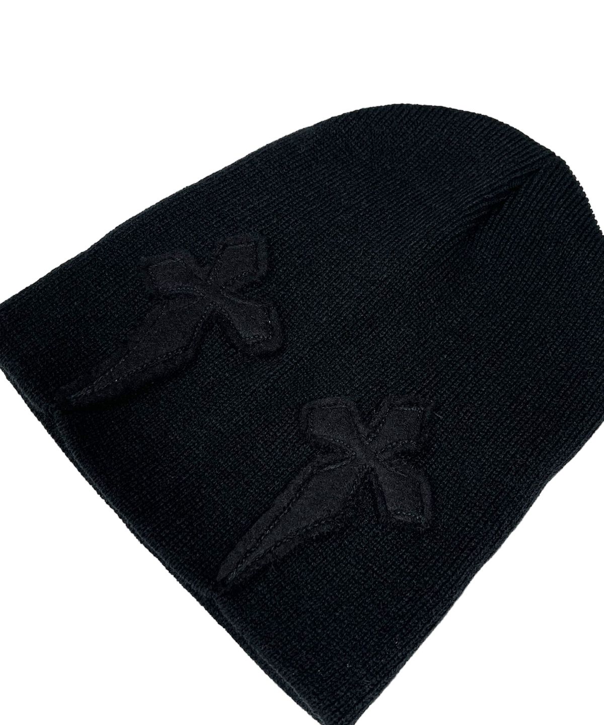 스케이터락(SK8ER ROCK) Gothic Cross Beanie ((black*napping terry)