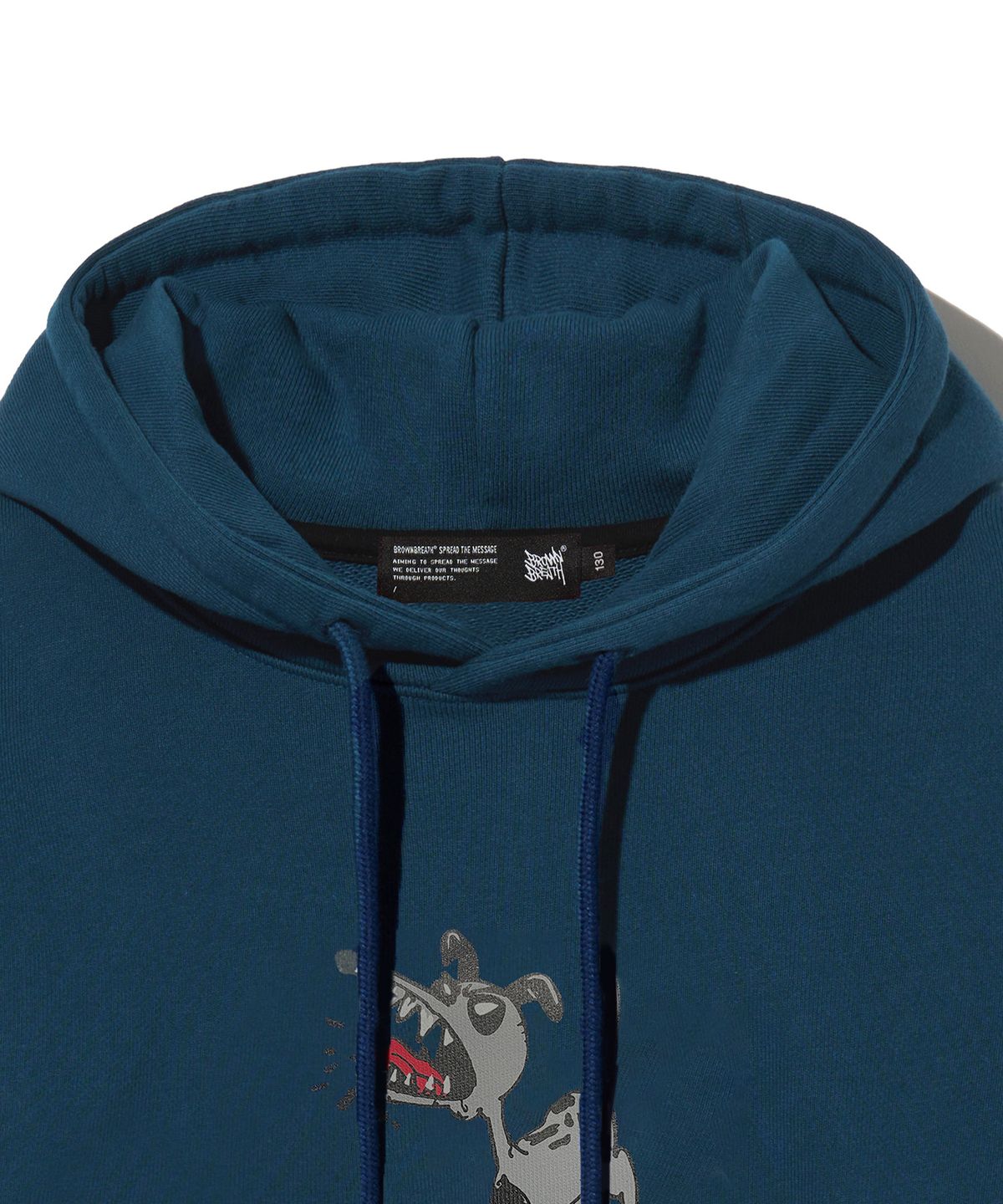 브라운브레스 키즈(BROWNBREATH KIDS) KIDS HINDER HOODIE - BLUE