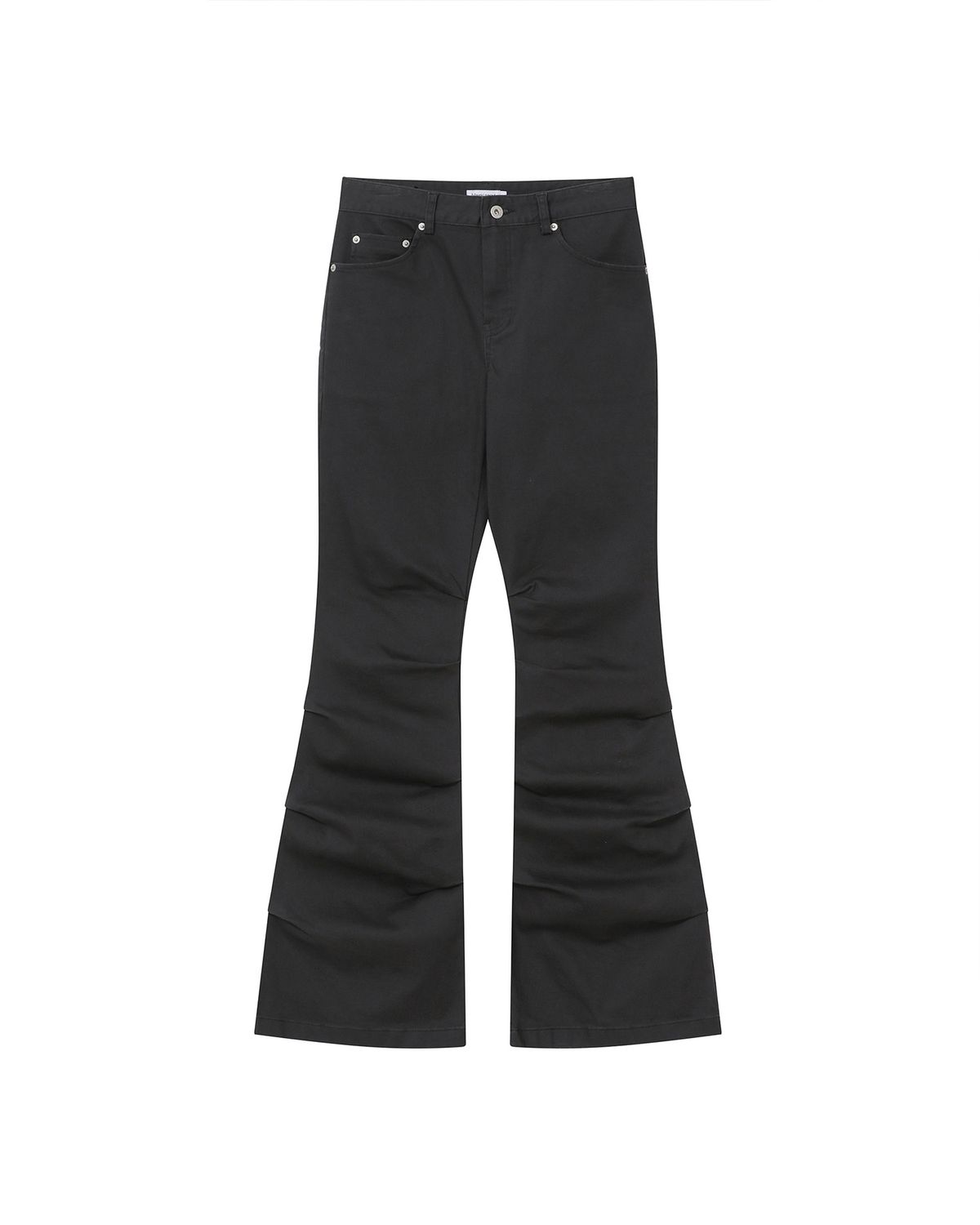 미세키서울(MISEKI SEOUL) Shirring bootscut pants CHARCOAL