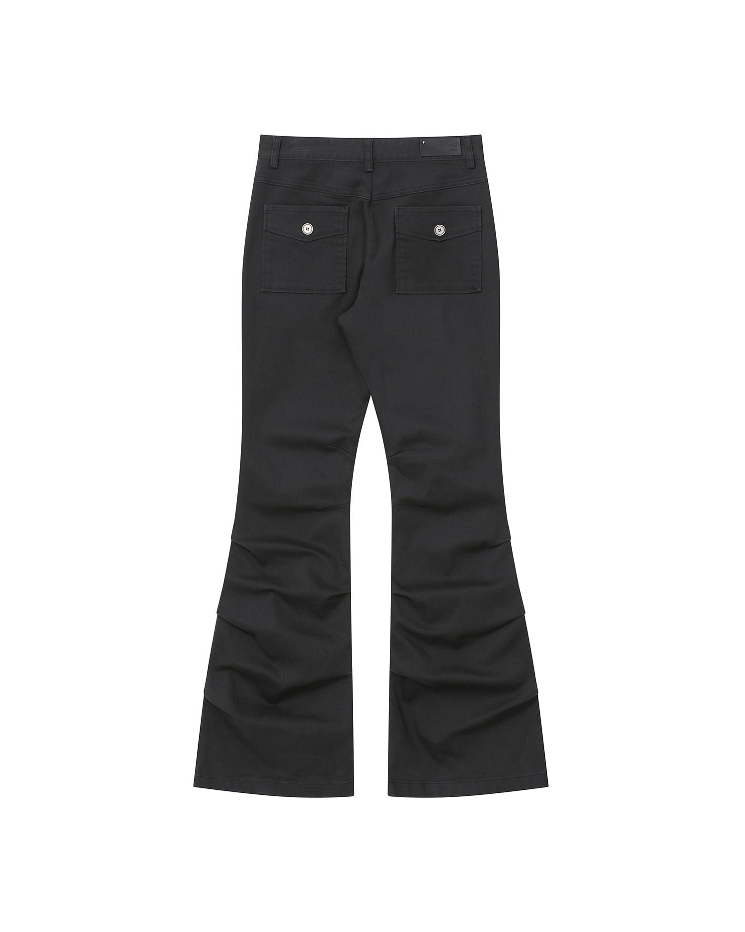 MUSINSA公式 | MISEKI SEOUL Shirring bootscut pants CHARCOAL