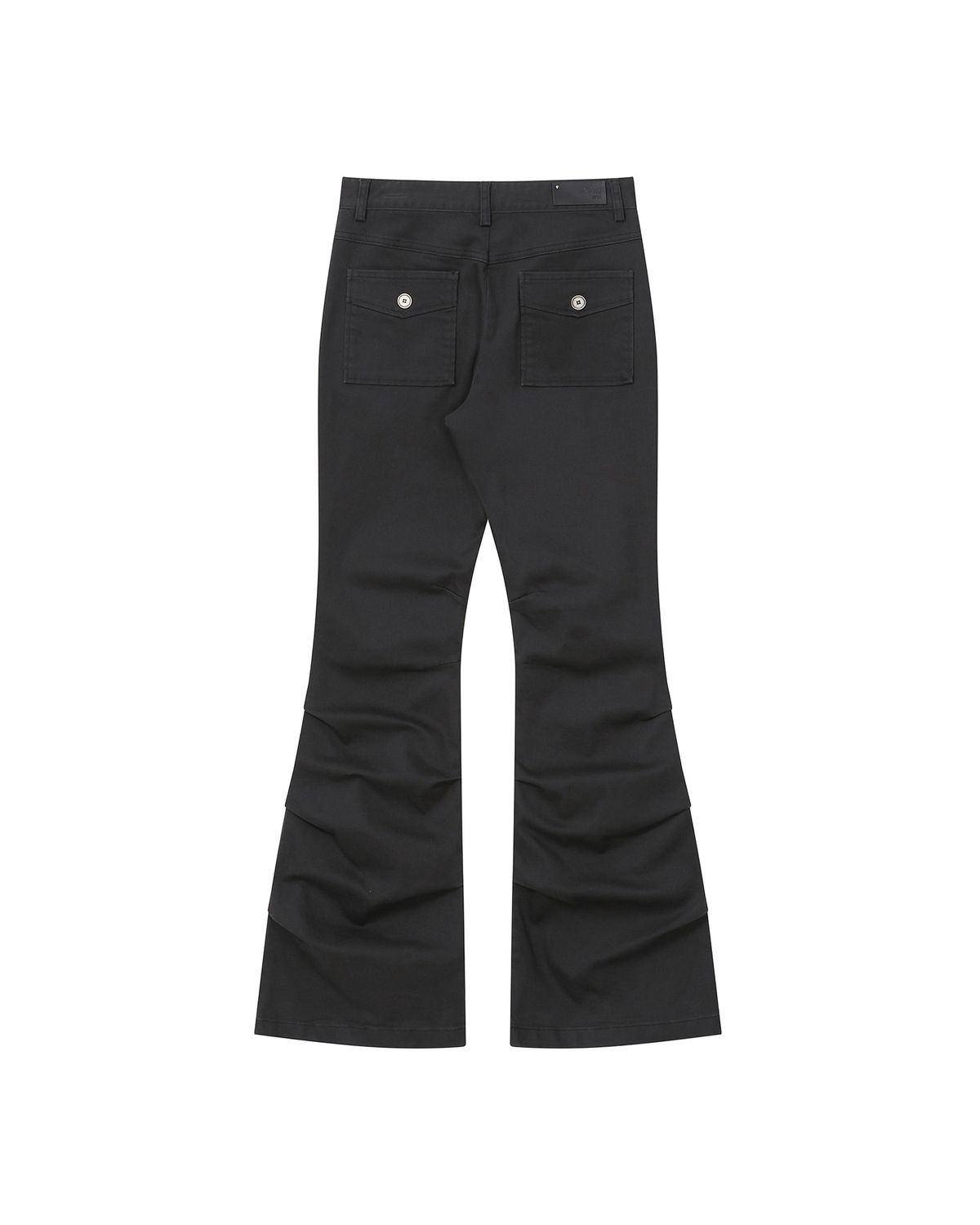 미세키서울(MISEKI SEOUL) Shirring bootscut pants CHARCOAL