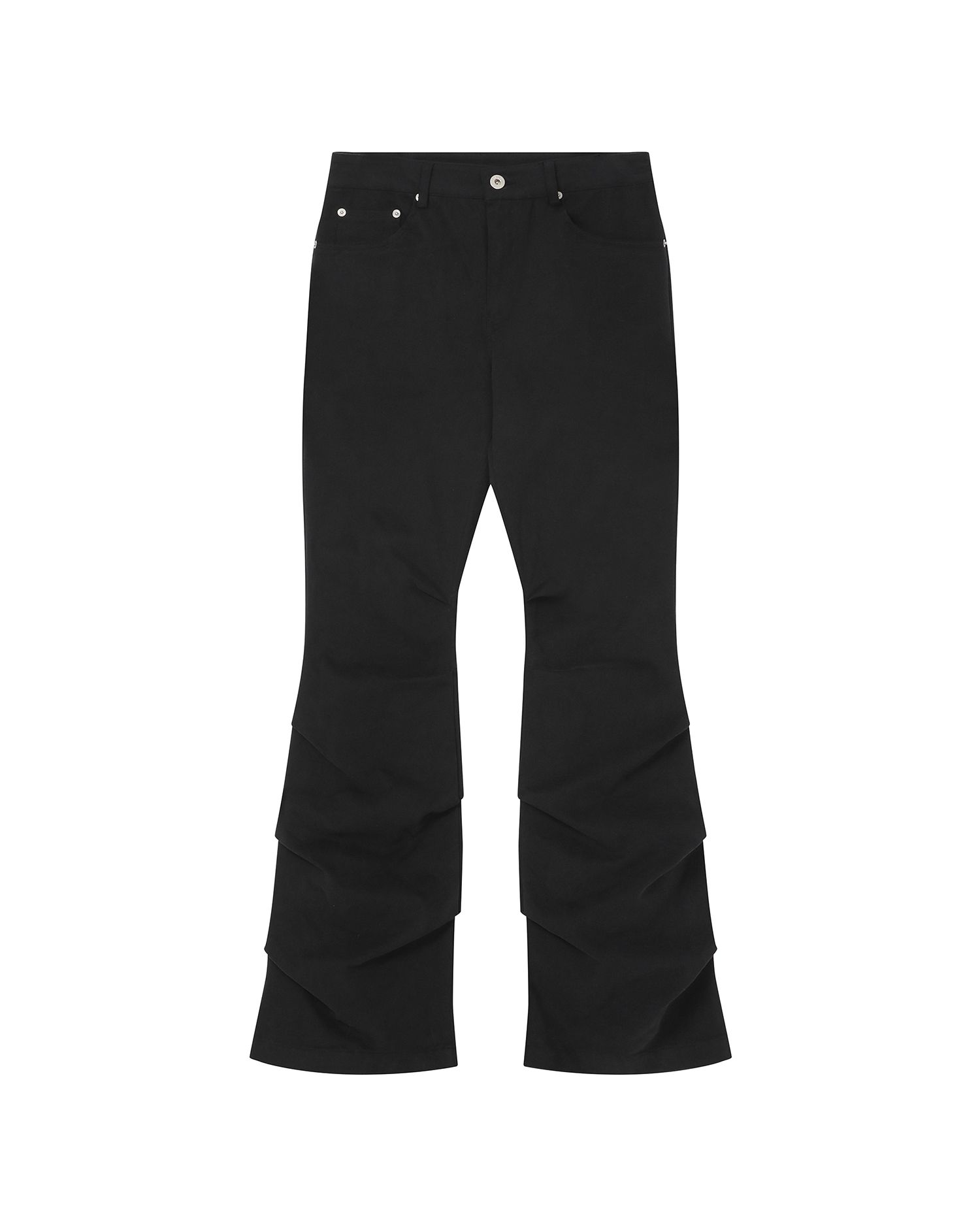 ◆MISEKI SEOUL◆ Shirring bootscut pants BLACK MSK2403010BK MUSINSA | MISEKI SEOUL Shirring bootscut pants BLACK
