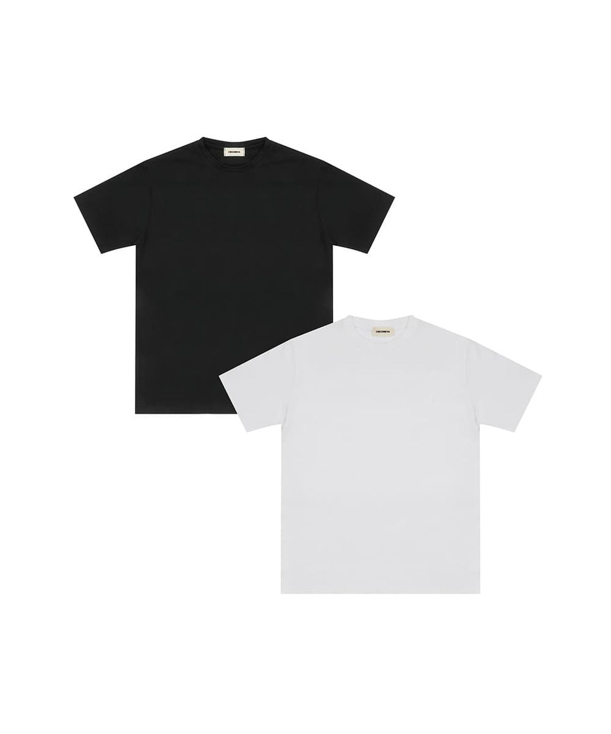크레드먼스(CREEDMENS) 베이직 머슬핏 반팔티 (Black)