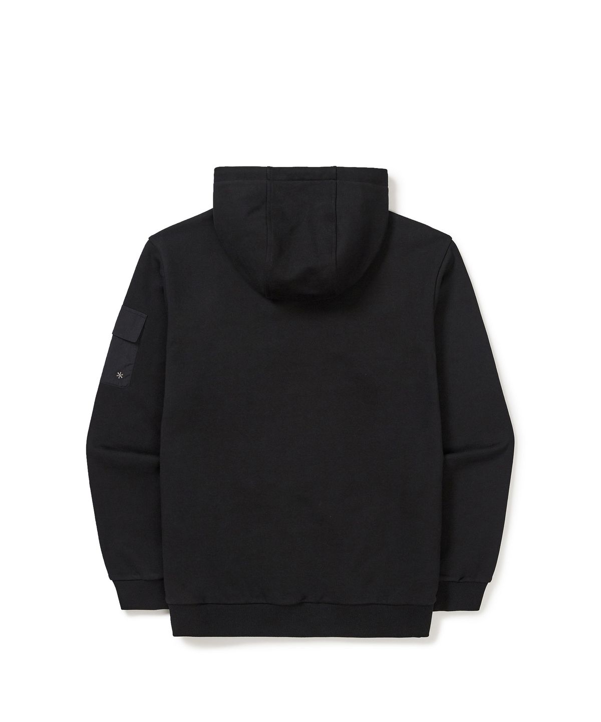 스노우피크 어패럴(SNOWPEAK APPAREL) 랜드 포켓 후드 티셔츠 (S24FMFHD60) Black