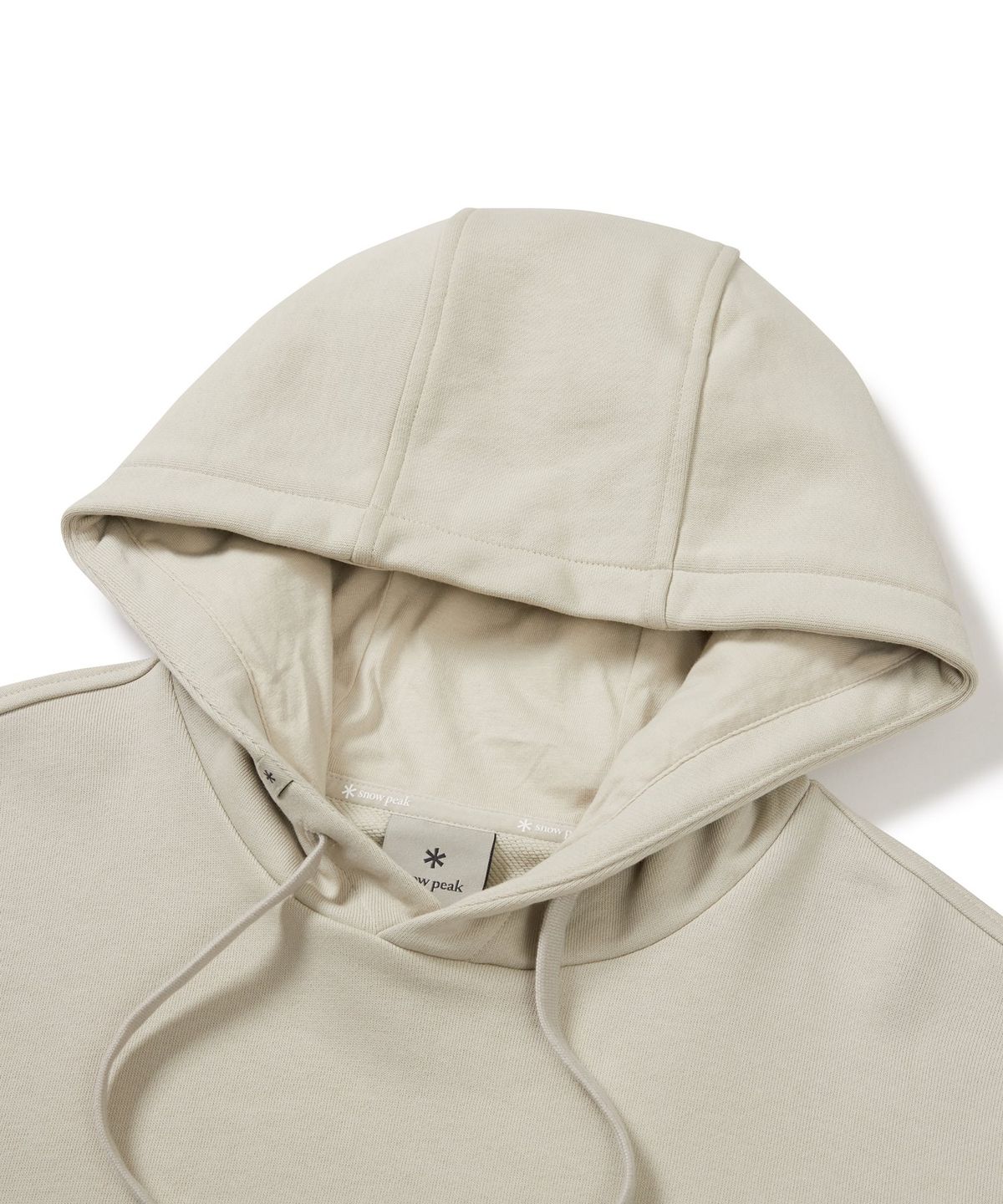 스노우피크 어패럴(SNOWPEAK APPAREL) 랜드 포켓 후드 티셔츠 (S24FMFHD60) Light Beige