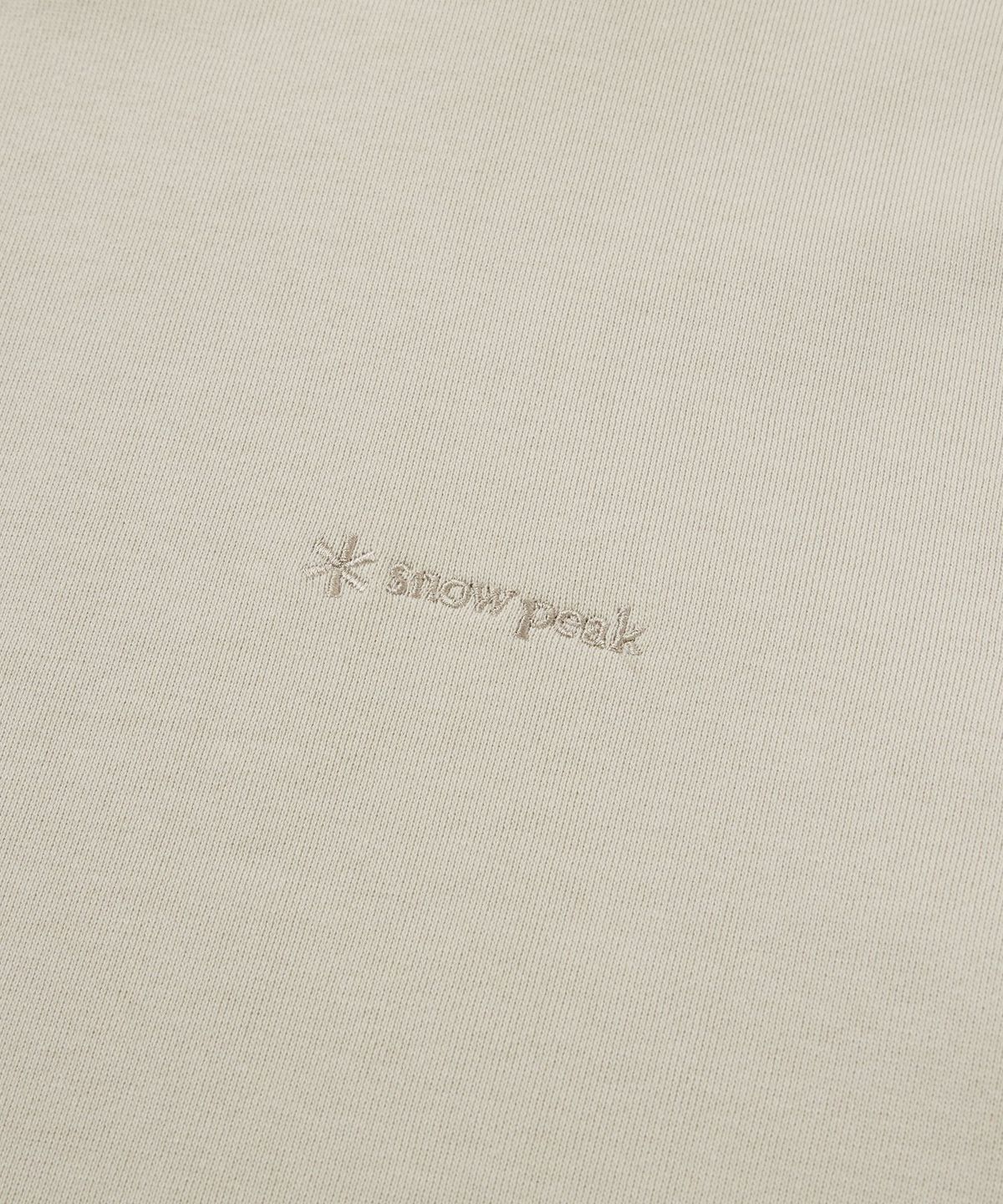 스노우피크 어패럴(SNOWPEAK APPAREL) 랜드 포켓 후드 티셔츠 (S24FMFHD60) Light Beige