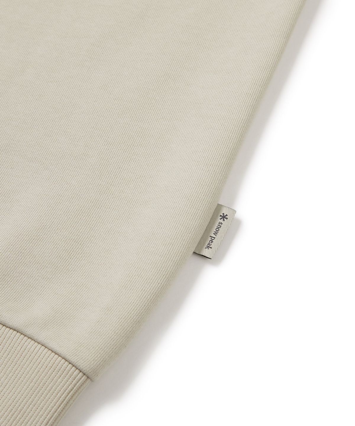 스노우피크 어패럴(SNOWPEAK APPAREL) 랜드 포켓 후드 티셔츠 (S24FMFHD60) Light Beige