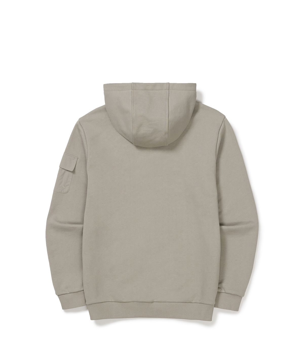 스노우피크 어패럴(SNOWPEAK APPAREL) 랜드 포켓 후드 티셔츠 (S24FMFHD60) Fog Gray