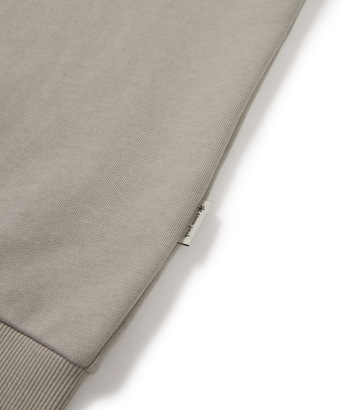 스노우피크 어패럴(SNOWPEAK APPAREL) 랜드 포켓 후드 티셔츠 (S24FMFHD60) Fog Gray