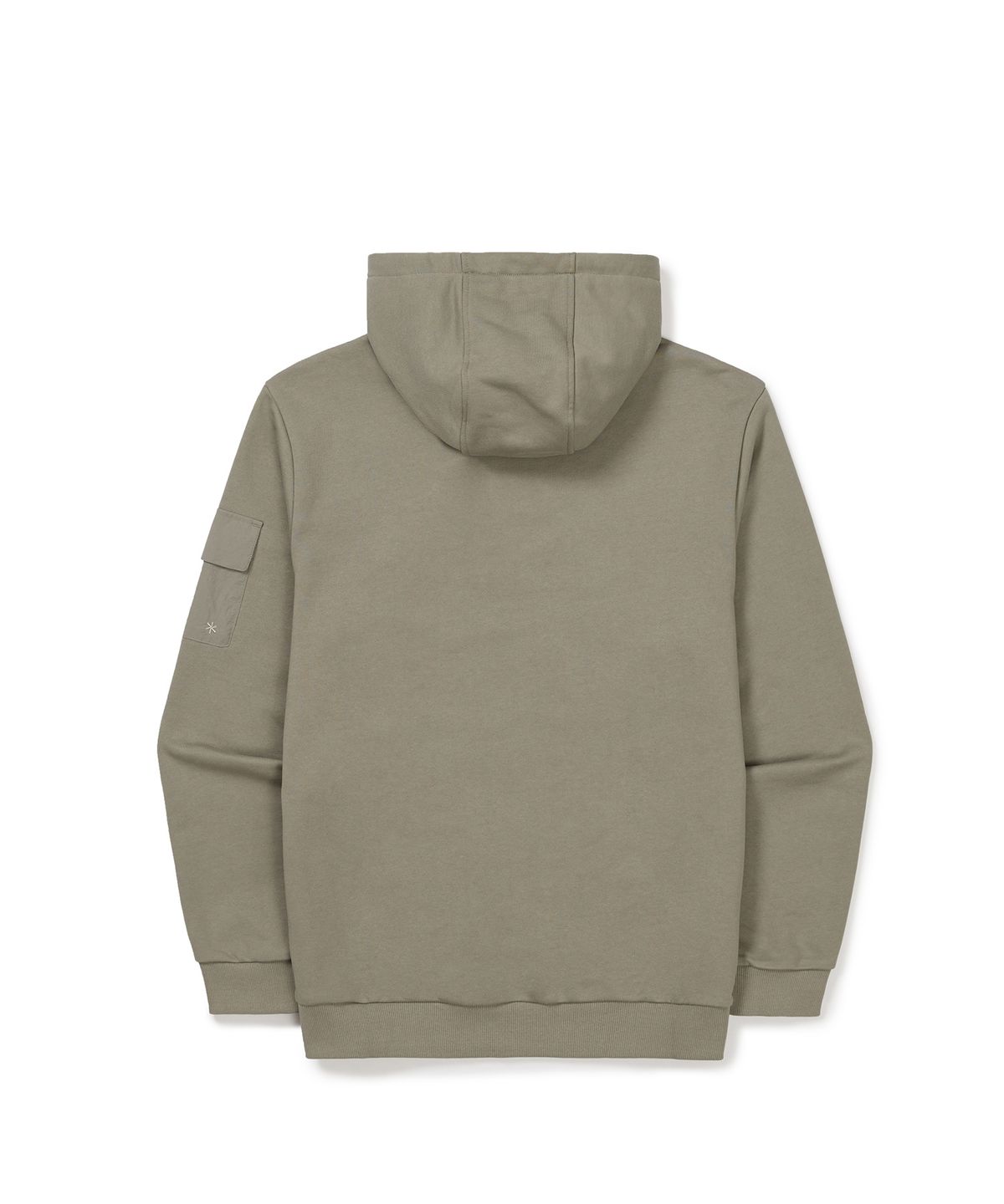 스노우피크 어패럴(SNOWPEAK APPAREL) 랜드 포켓 후드 티셔츠 (S24FMFHD60) Khaki Gray