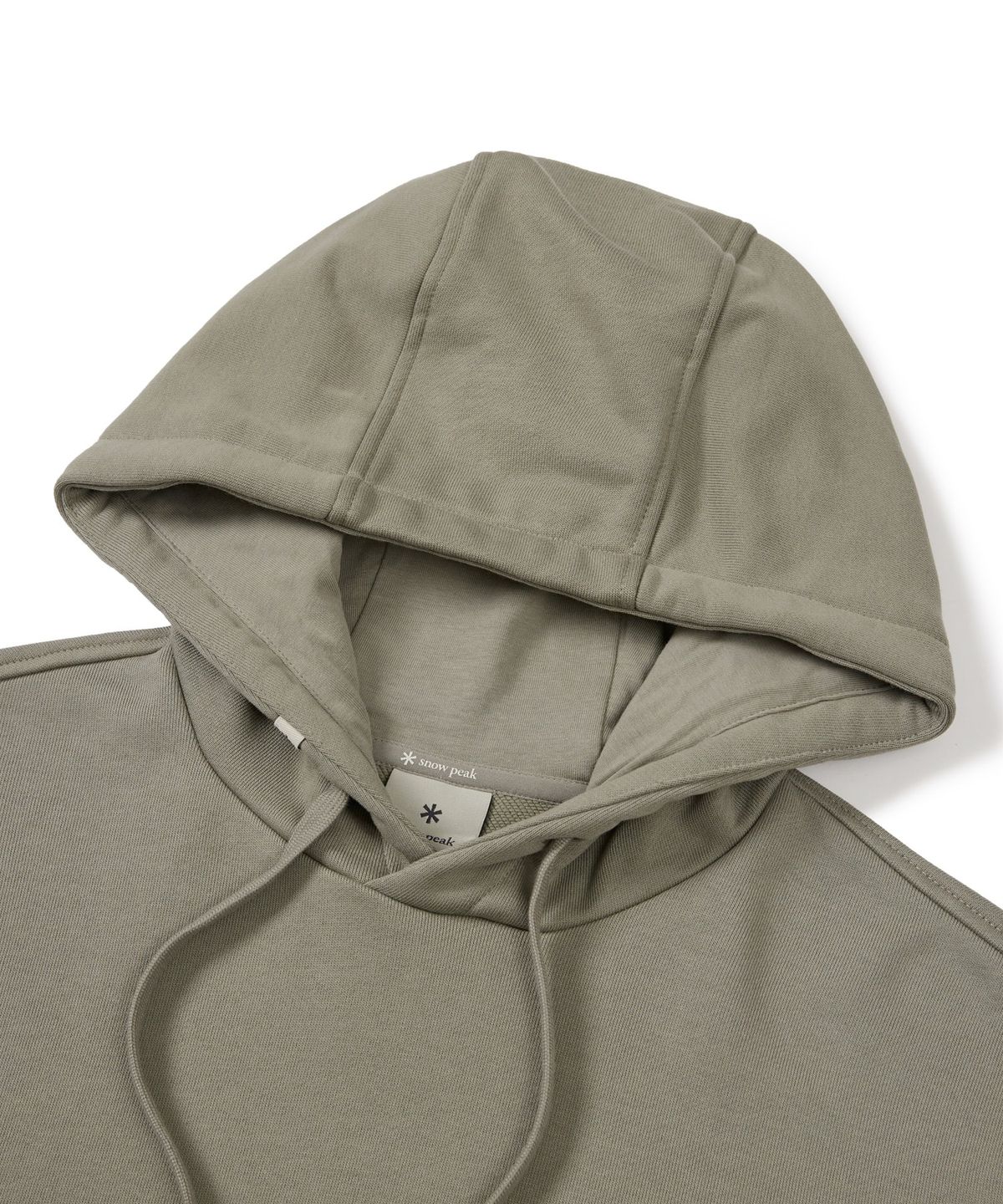 스노우피크 어패럴(SNOWPEAK APPAREL) 랜드 포켓 후드 티셔츠 (S24FMFHD60) Khaki Gray