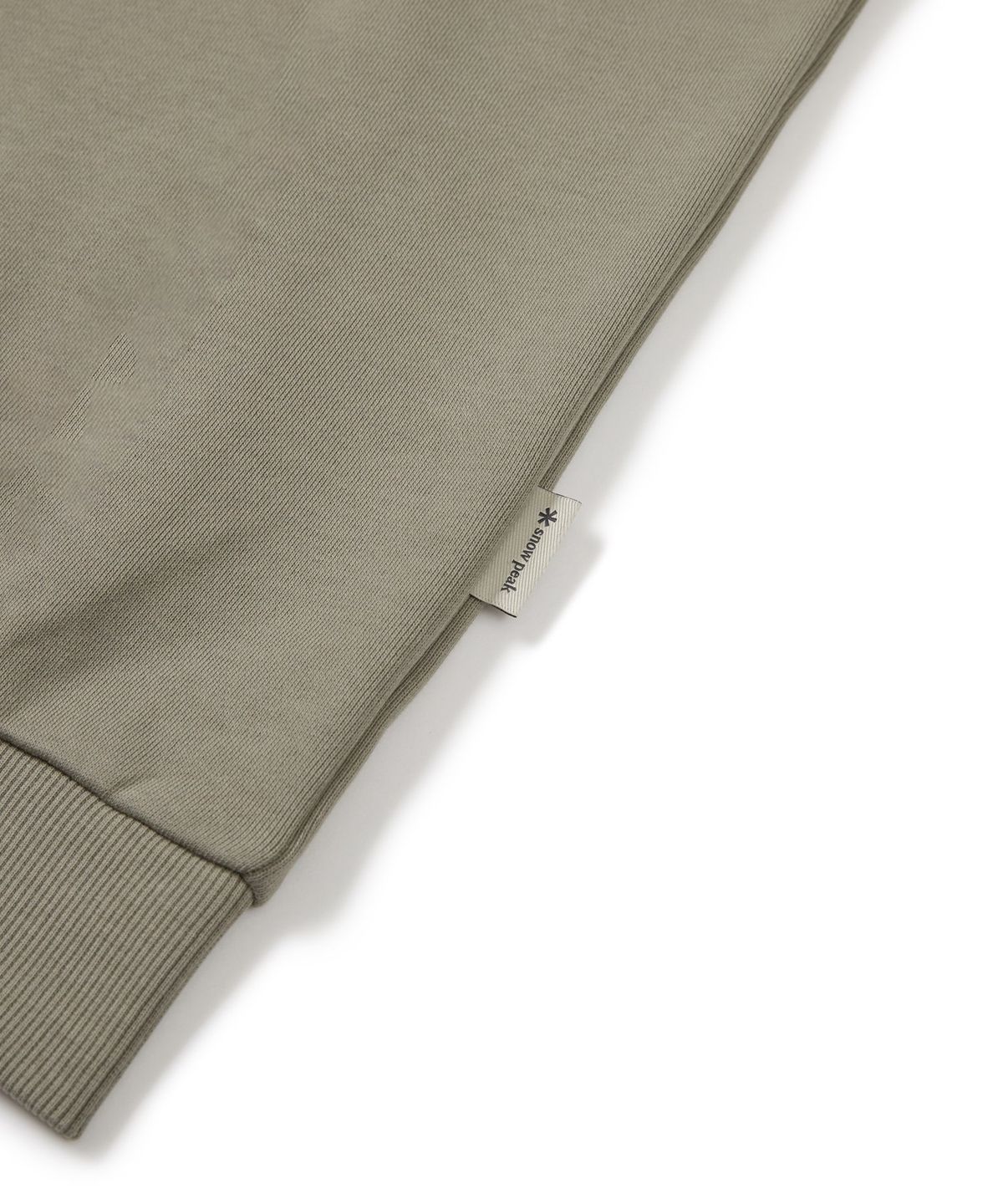 스노우피크 어패럴(SNOWPEAK APPAREL) 랜드 포켓 후드 티셔츠 (S24FMFHD60) Khaki Gray