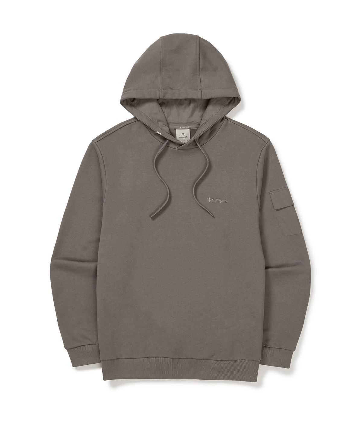 스노우피크 어패럴(SNOWPEAK APPAREL) 랜드 포켓 후드 티셔츠 (S24FMFHD60) Dark Khaki