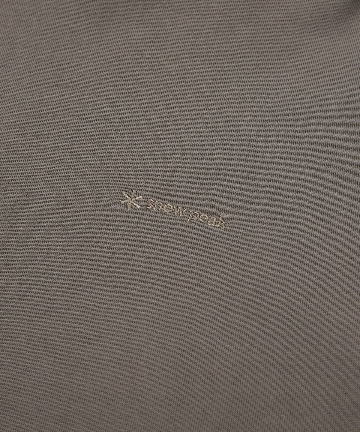스노우피크 어패럴(SNOWPEAK APPAREL) 랜드 포켓 후드 티셔츠 (S24FMFHD60) Dark Khaki