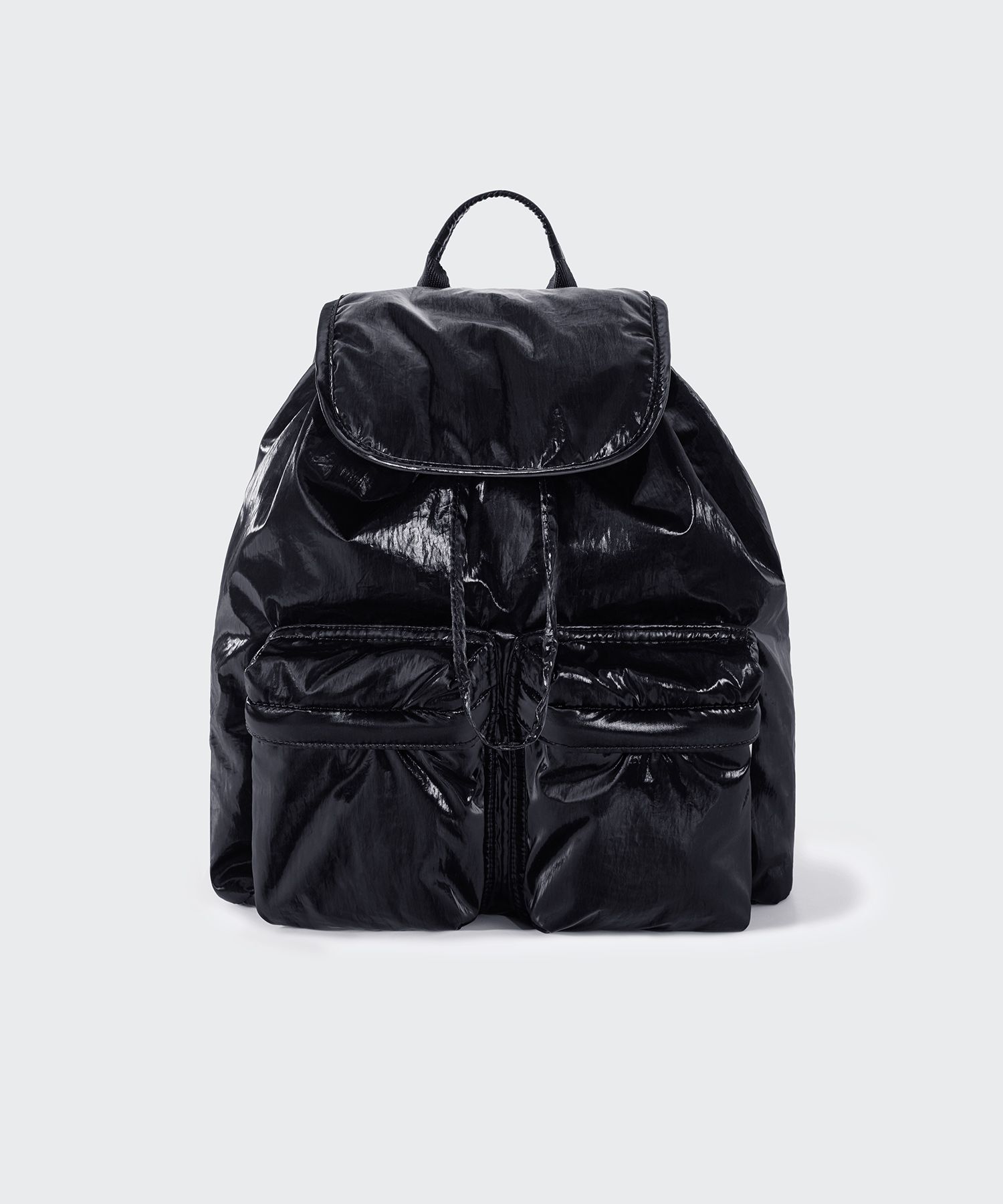 MUSINSA | MUSINSA STANDARD WOMAN Women's Shiny Flap Mini Backpack