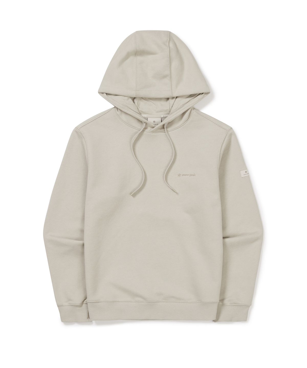 스노우피크 어패럴(SNOWPEAK APPAREL) 랜드 여성 후드 티셔츠 (S24FWFHD61) Light Beige