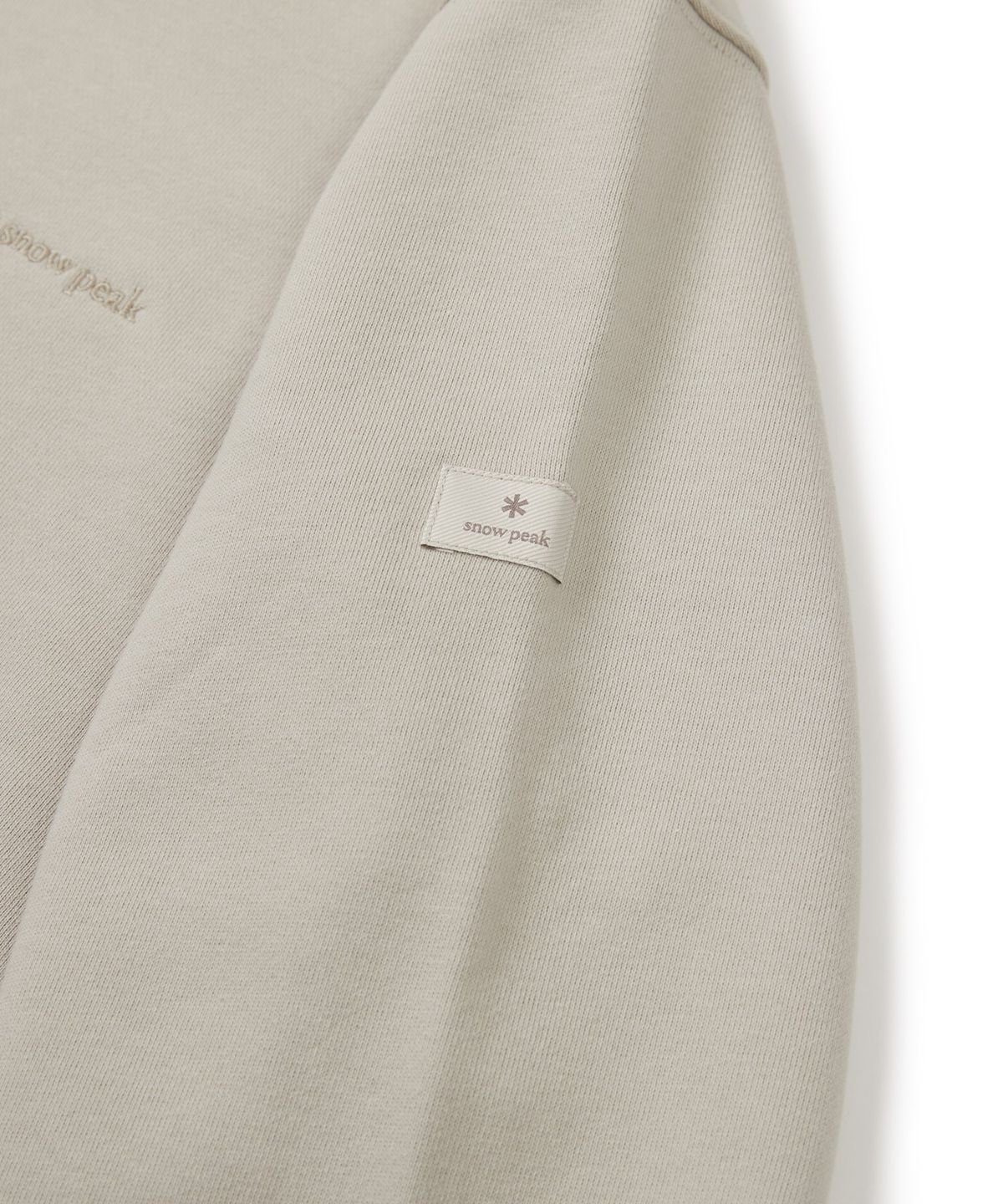 스노우피크 어패럴(SNOWPEAK APPAREL) 랜드 여성 후드 티셔츠 (S24FWFHD61) Light Beige