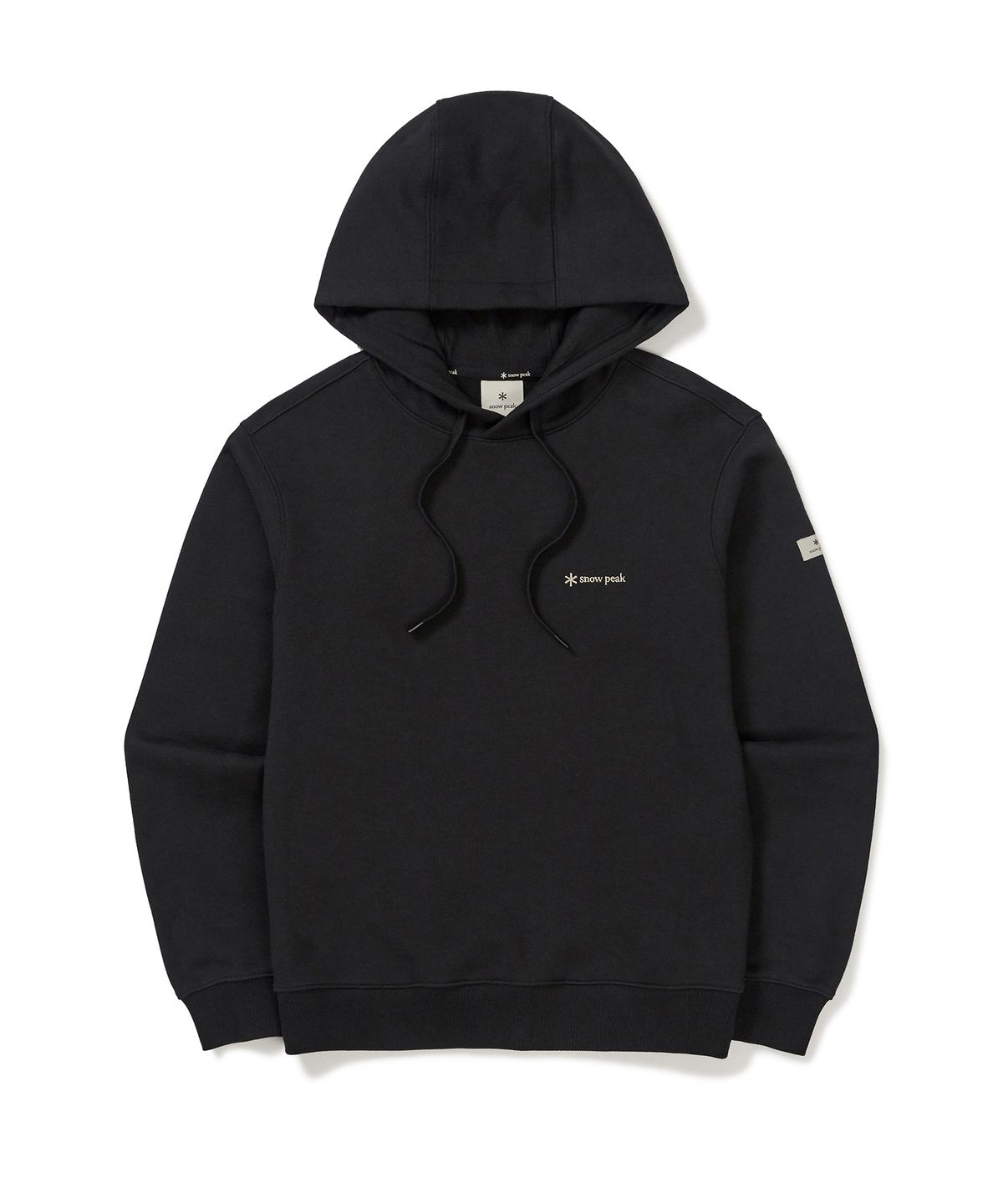스노우피크 어패럴(SNOWPEAK APPAREL) 랜드 여성 후드 티셔츠 (S24FWFHD61) Black
