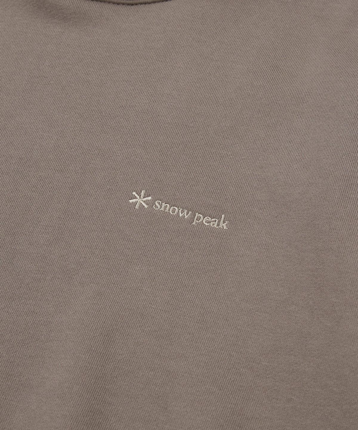스노우피크 어패럴(SNOWPEAK APPAREL) 랜드 여성 후드 티셔츠 (S24FWFHD61) Cocoa