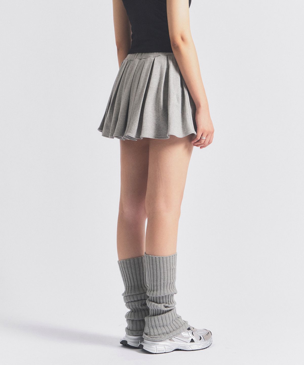 닐라이즈(NEALIZE) Cotton Skirt Pants Gray