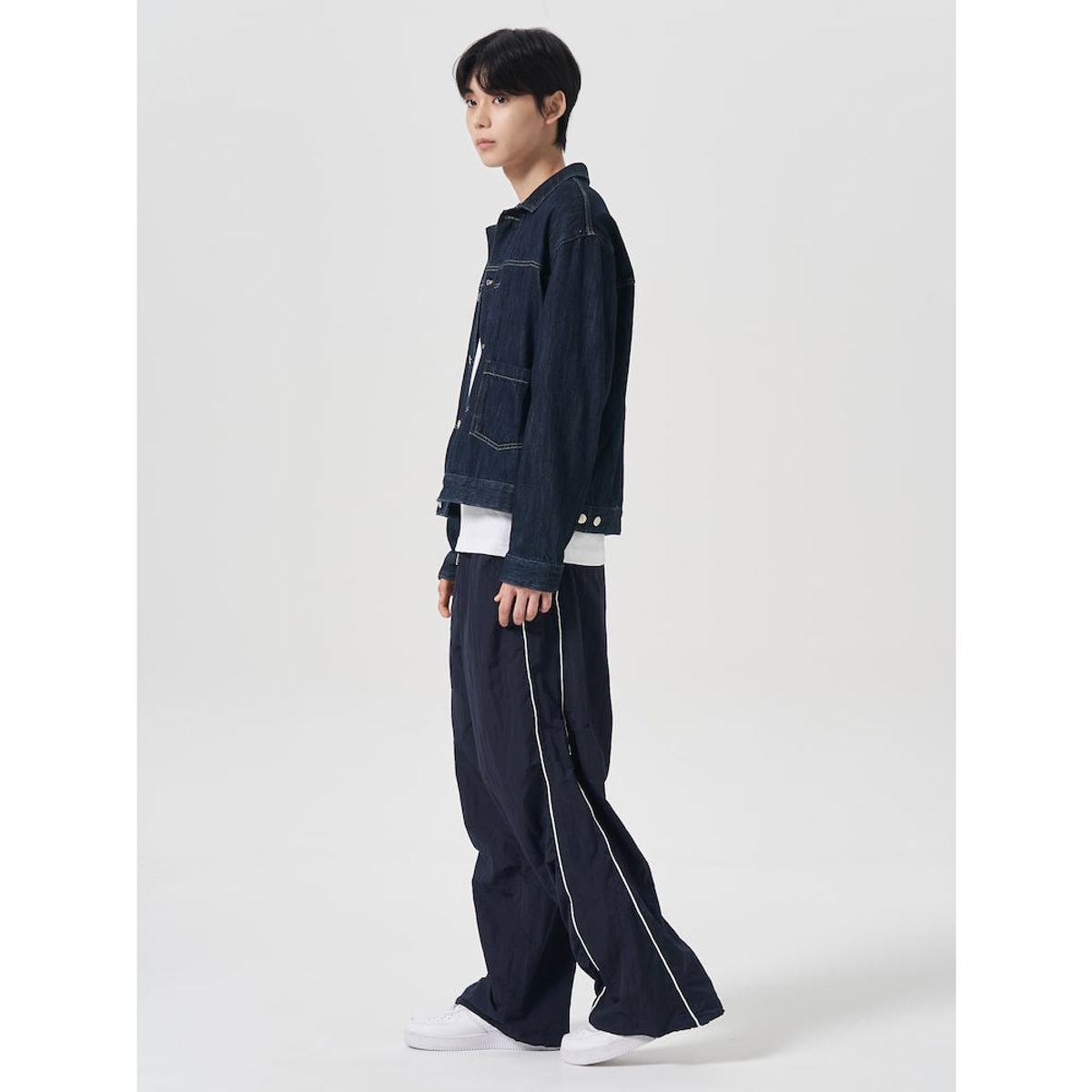 에잇세컨즈(8SECONDS) 데님 타입2 트러커  네이비 (264839CPLR)