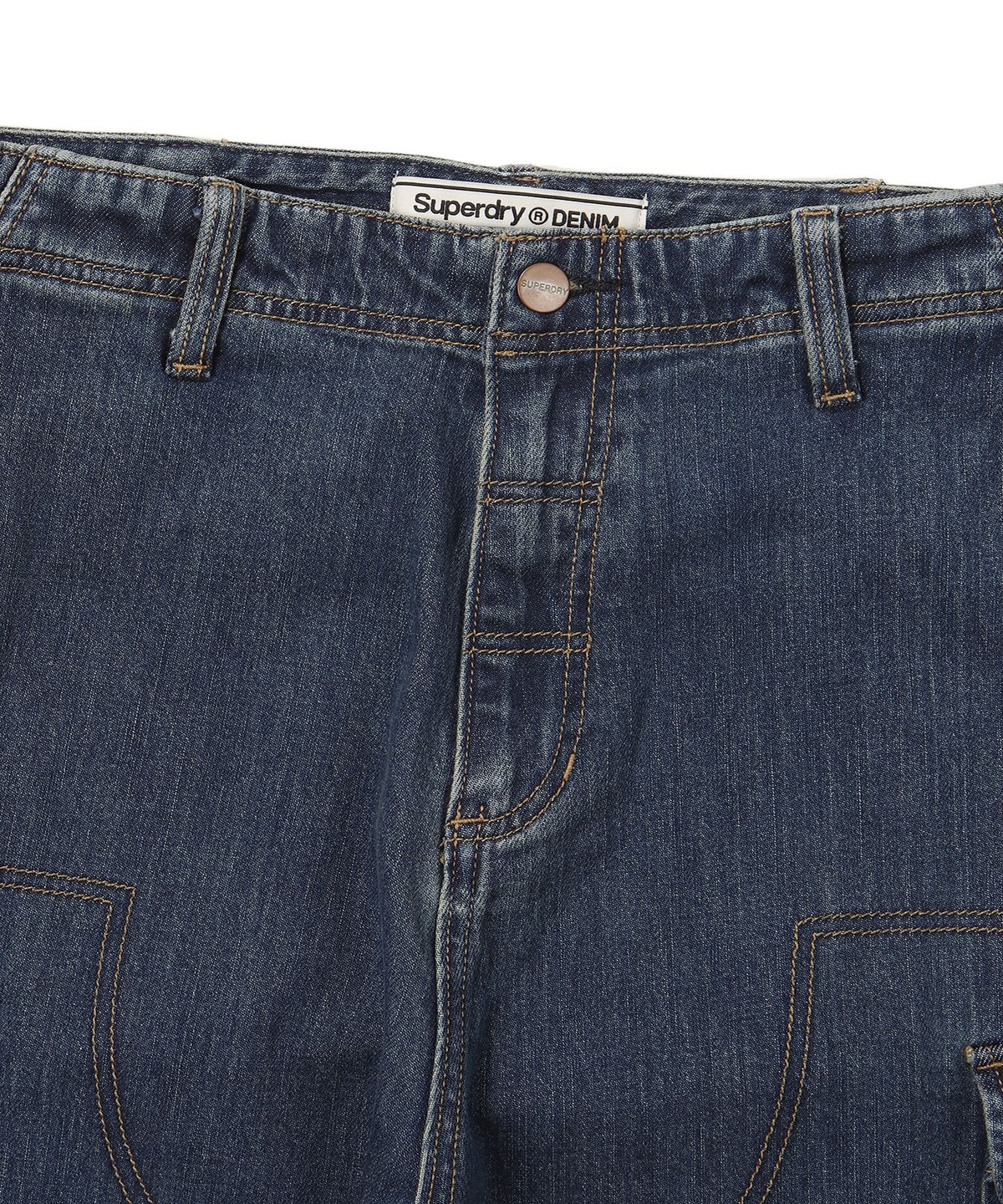 슈퍼드라이(SUPERDRY) 카펜터 멀티 포켓 데님 팬츠 인디고