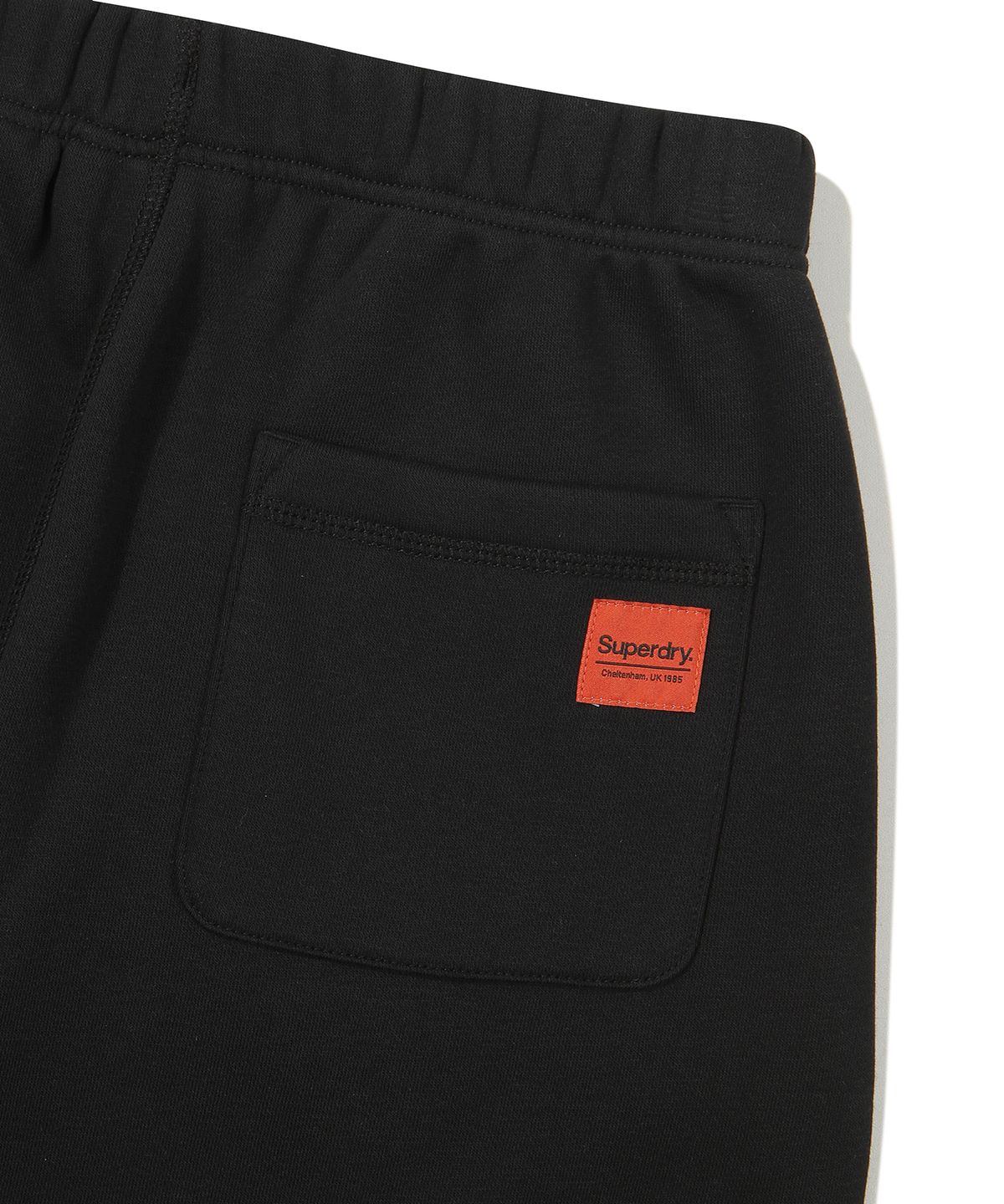 슈퍼드라이(SUPERDRY) W 빈티지 와이드 스웻 팬츠 블랙