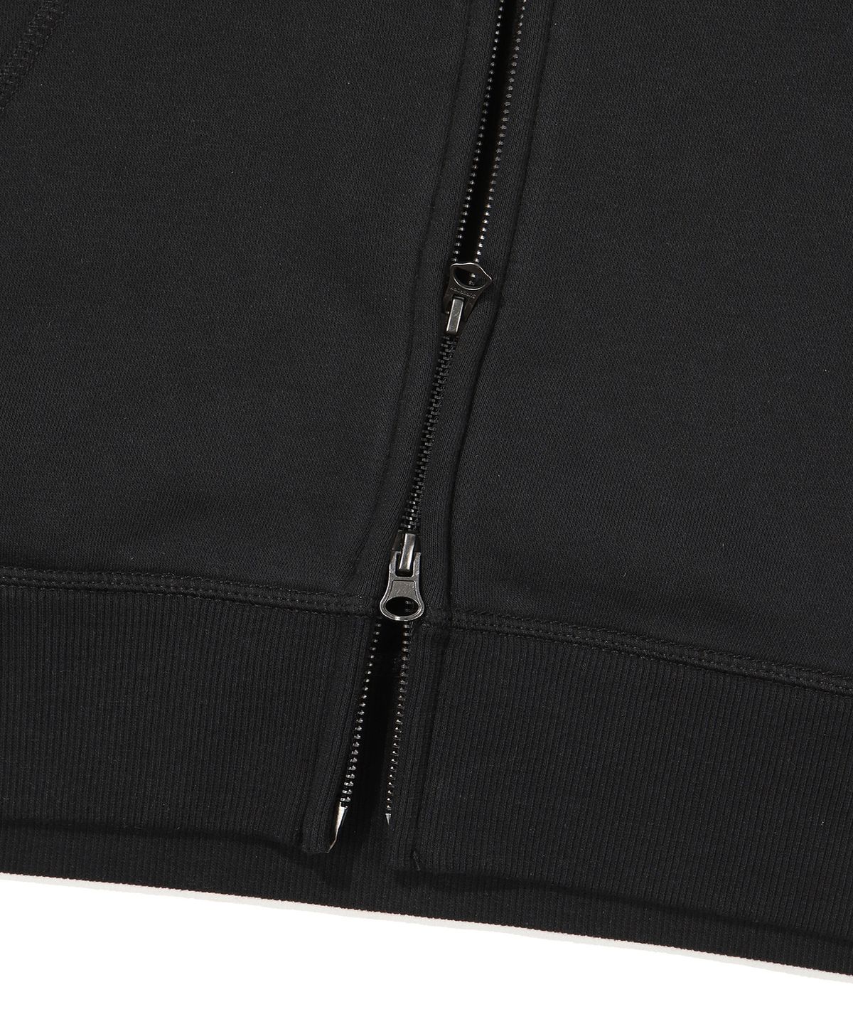슈퍼드라이(SUPERDRY) 빈티지 로고 투웨이 후드 집업 블랙