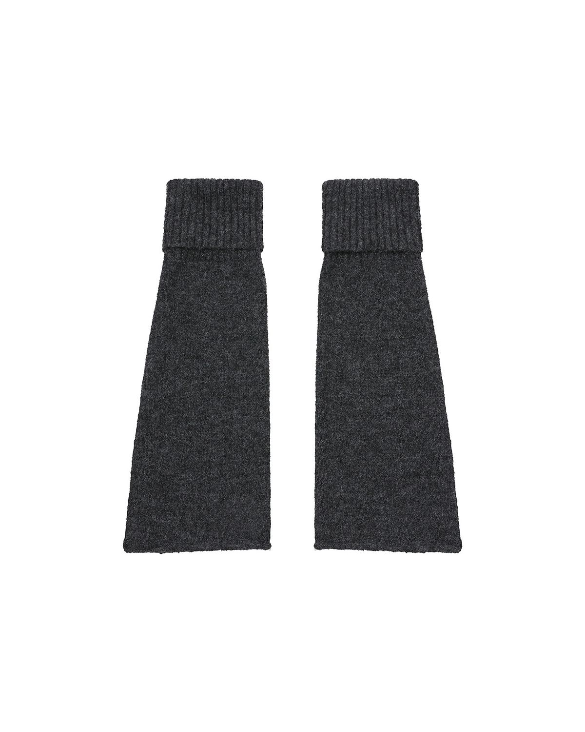 미세키서울(MISEKI SEOUL) Button knit leg warmer CHARCOAL