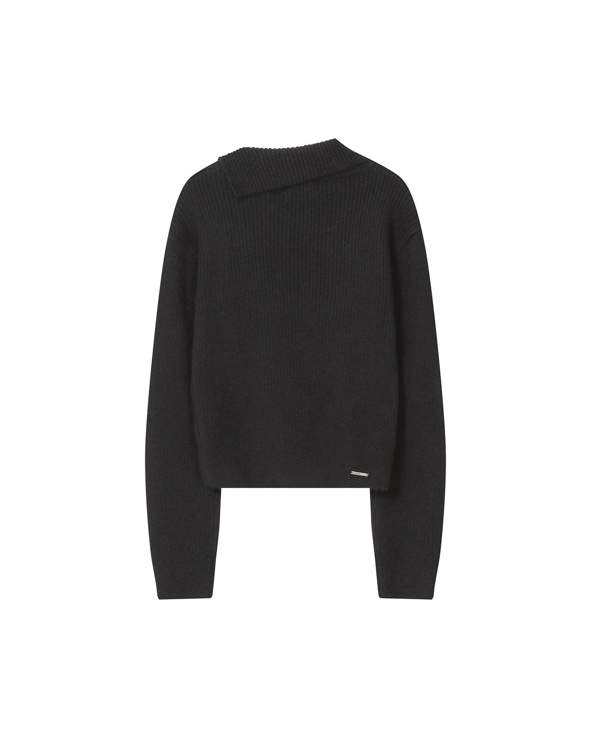 미세키서울(MISEKI SEOUL) Side button knit BLACK