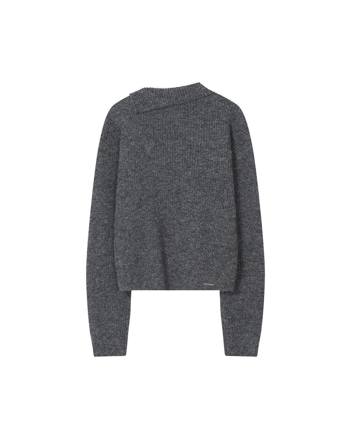 미세키서울(MISEKI SEOUL) Side button knit GREY
